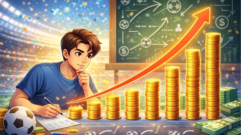 Chiến thuật cược gấp thếp: Bí quyết quản lý vốn luôn có lãi 3 chien-thuat-cuoc-gap-thep